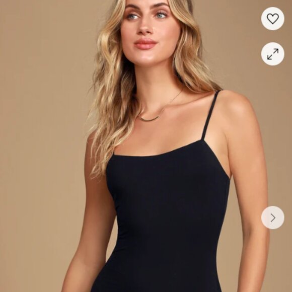 Everything to Me Black Sleeveless Bodycon Midi Dress ❤️❤️❤️ - Picture 3 of 6